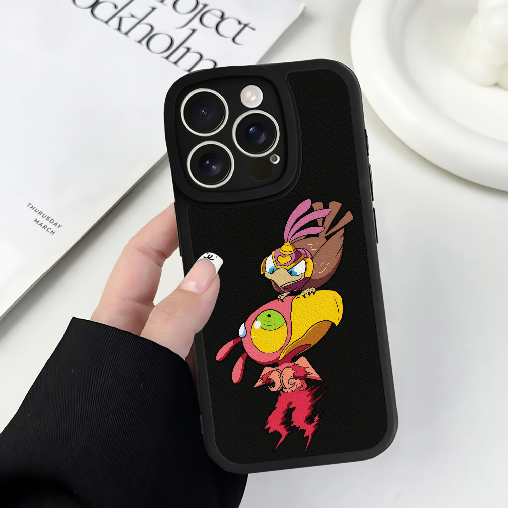 （画像用） ジョジョの奇妙な冒険 JoJo's Bizarre Adventure 【iPhone 16シリーズ対応】シリコンスマホケース（レザー調） 材質：シリコン